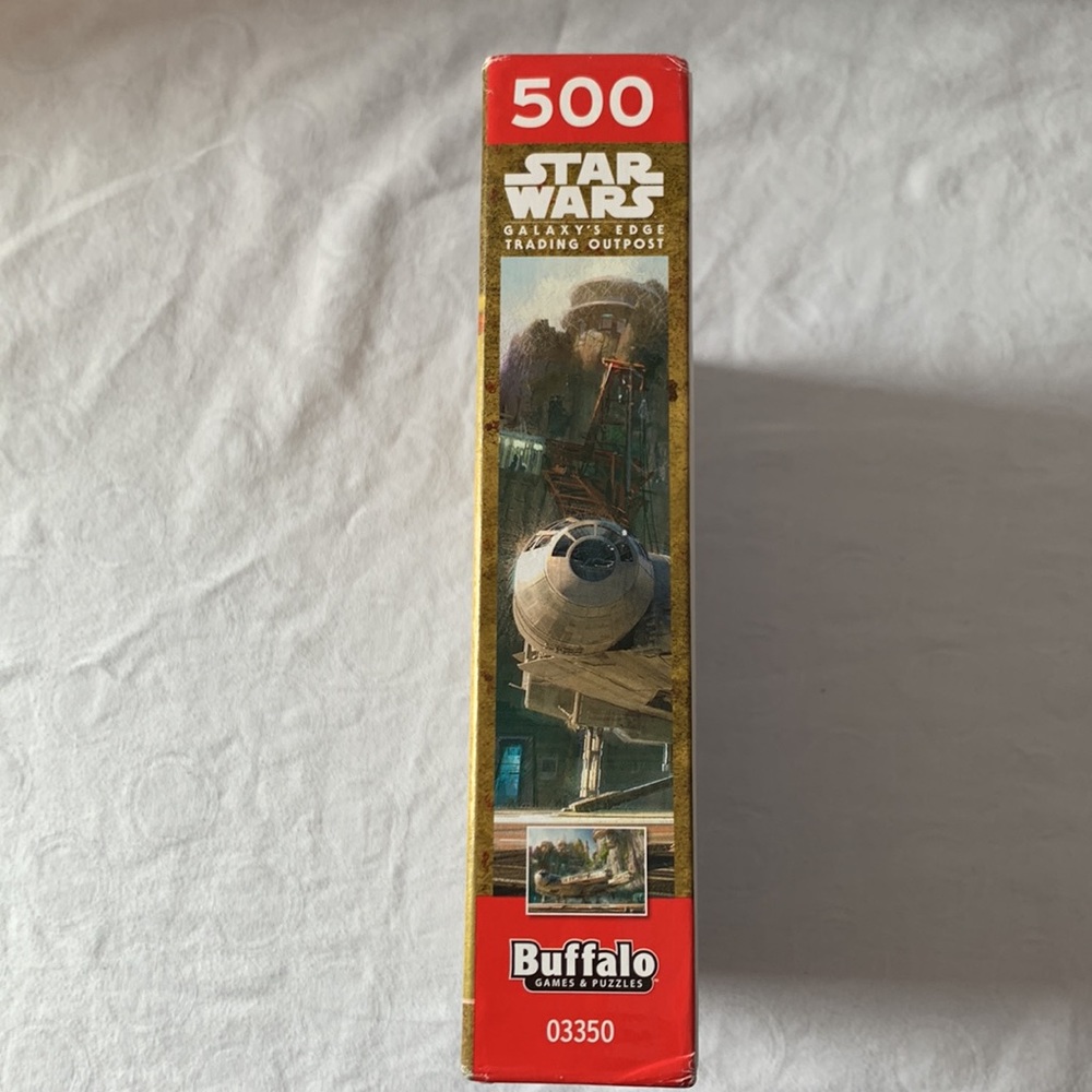 NIB Factory Sealed Star Wars Puzzle 500 Piece Galaxy’s Edge Trading Post - Picture 3 of 6
